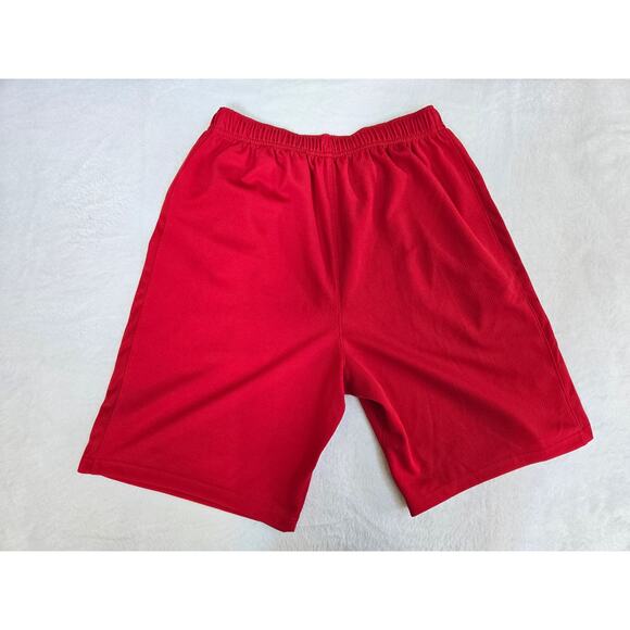 Nike Shorts Adult Mens Medium Red Activewear Pockets Athletic - Picture 2 of 6